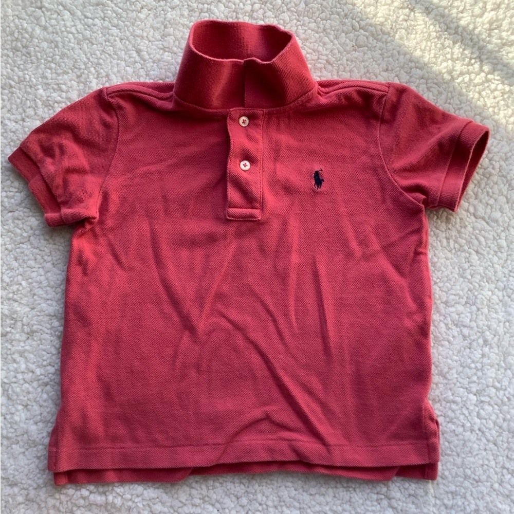 Polo By Ralph Lauren Toddler Polo Collared Short Sleeve Tee 2T